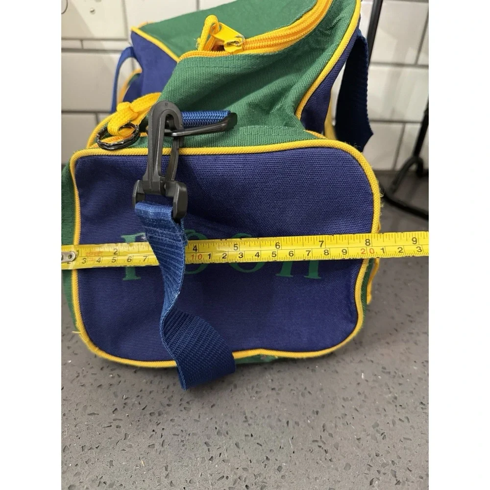 Vtg Disney Winnie The Pooh Kids Duffle Bag Carry-on Luggage Shoulder Strap